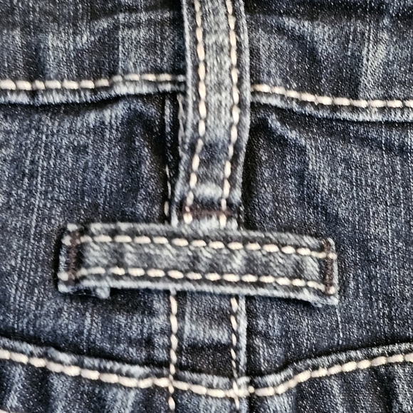 Jag Jeans Mid Rise Straight Leg Embroidered Back Pocket Jeans Size 4P - Picture 12 of 15